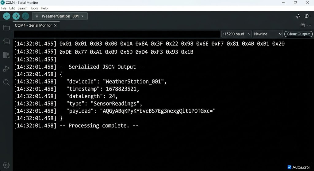 how to create a base64 encoded string in arduino json